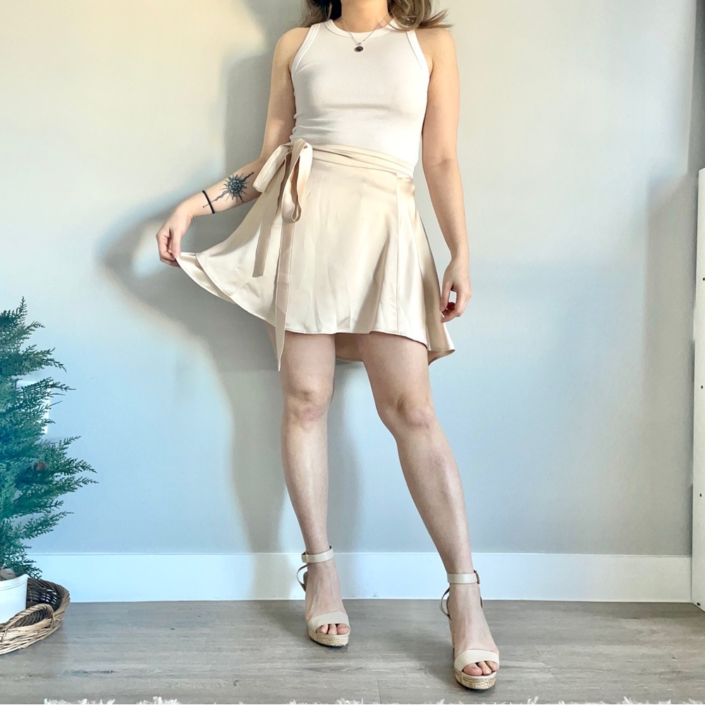 Beautiful silky wrap skirt